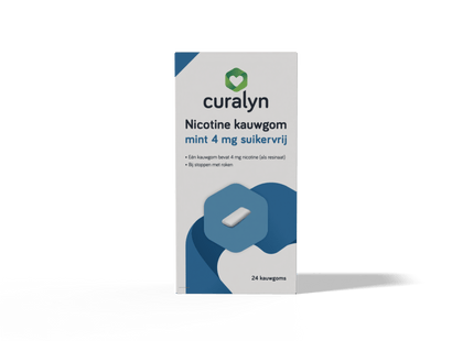 Curalyn Nicotine kauwgom 4mg mint