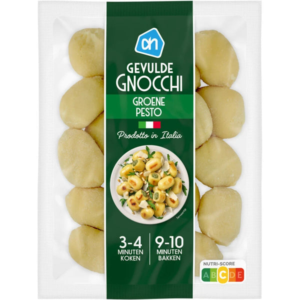 Gevulde gnocchi pesto
