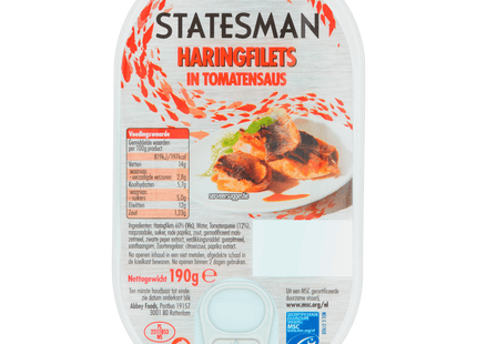 Statesman Haringfilets in Tomatensaus MSC