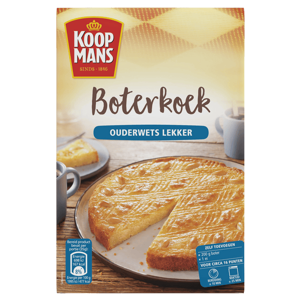 Koopmans Butterkuchen Backmischung