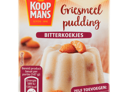 Koopmans semolina pudding macaroons