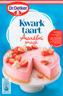Dr. Oetker Kwarktaart aardbeiensmaak bakmix