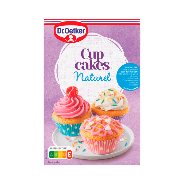 Dr. Oetker Cupcakes plain baking mix