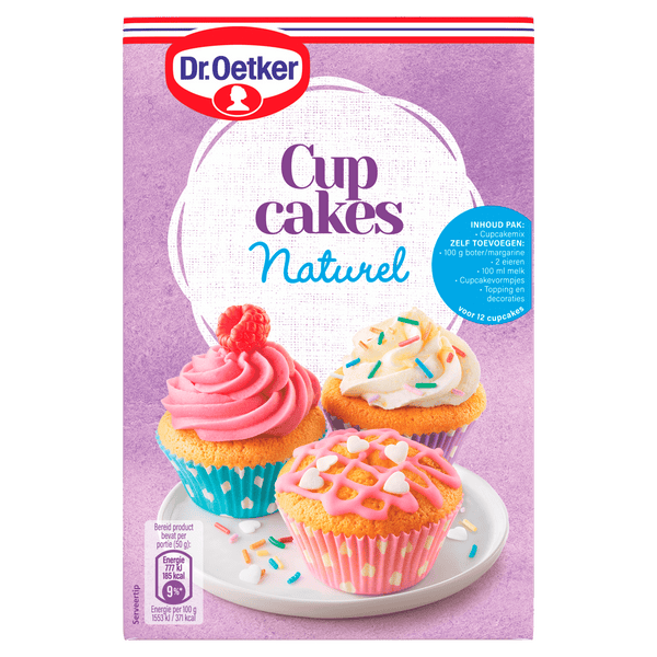 Dr. Oetker Cupcakes naturel bakmix