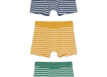 children's boxers cotton stretch stripes - 3 pieces multi