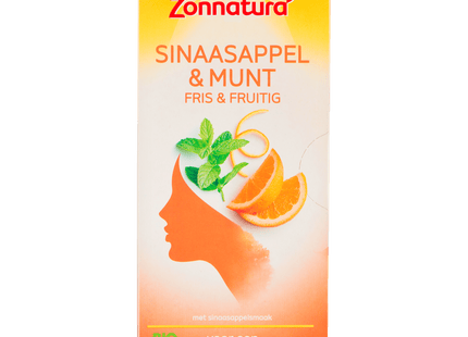 Zonnatura Thee Sinaasappel & Munt Fris & Fruitig