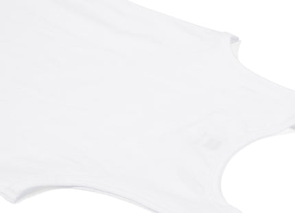 children's shirts basic stretch cotton - 2 pieces white