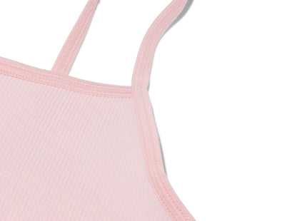 children's soft tops seamless rib - 2 pieces light pink