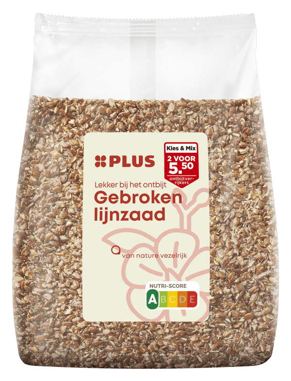 Breakfast booster crushed flaxseed