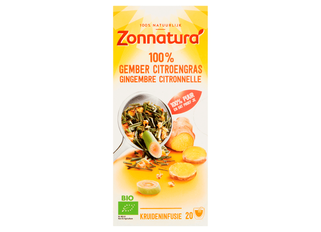 Zonnatura Tee Ingwer 100 % Bio