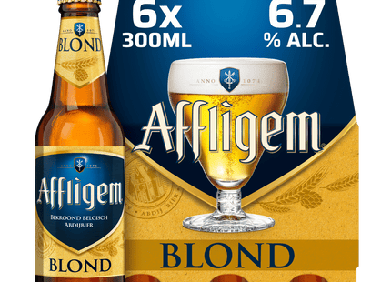 Affligem Blond beer bottle