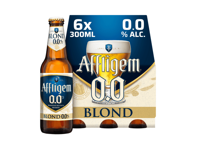 Affligem Blond 0.0 bier fles