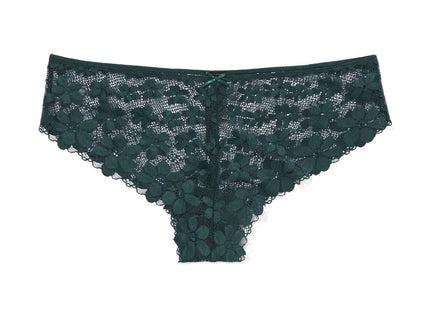 women's Brazilian with green lace