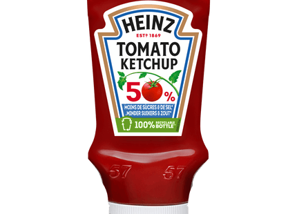 Heinz Ketchup 50% less sugars and salt