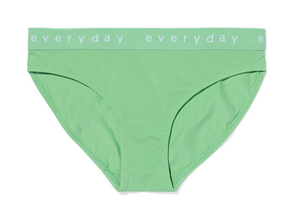 women's briefs stretch cotton green