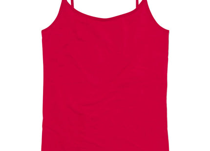 women's shirt stretch cotton red