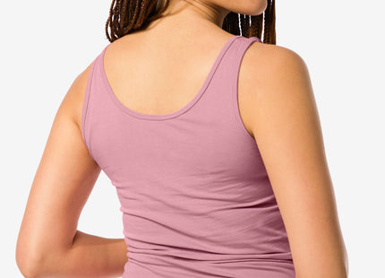 women's shirt stretch cotton pink