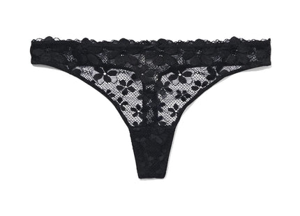 women's thong with black lace