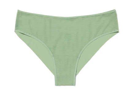 ladies brazilian micro with mesh medium green