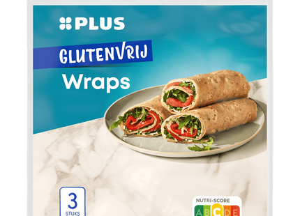 Glutenvrije wraps 3 stuks