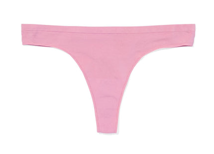 women's thong seamless micro pink