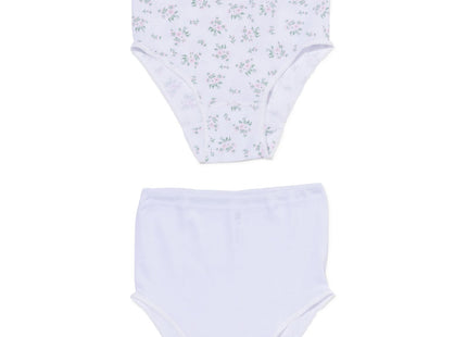 women's briefs - 2 pieces white