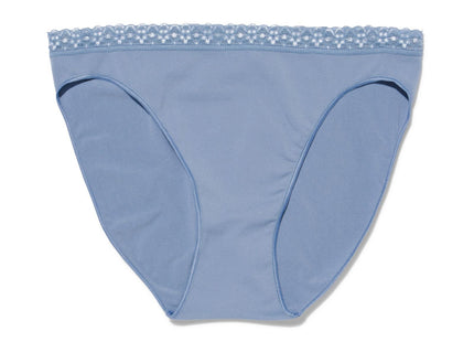 ladies briefs seamless with lace blue