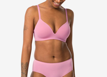 ladies hipster seamless micro pink