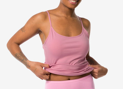 women's shorts seamless micro pink