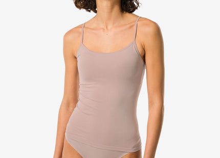 women's shirt seamless micro beige