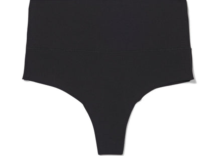 women's thong with high waist ultimate comfort black