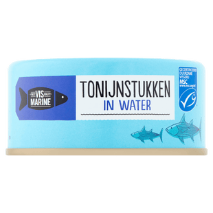 Vis Marine Tonijnstukken in water MSC