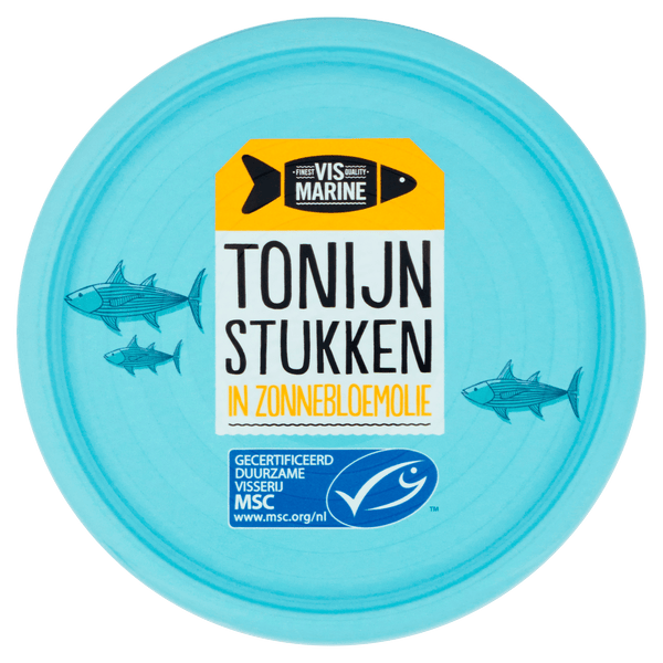 Vis Marine Tonijnstukken in zonnebloemolie MSC