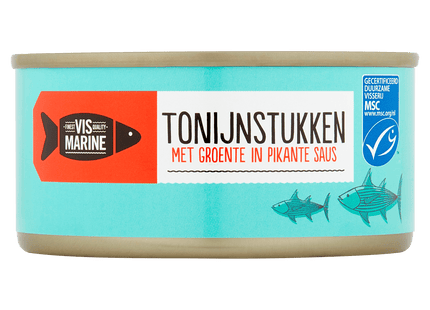 Vis Marine Tonijnstukken met groente MSC  Dutchshopper