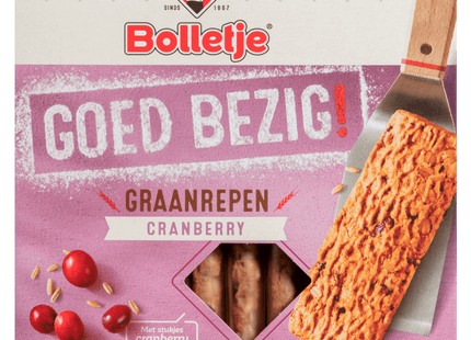 Bolletje Crispy cereal bars cranberry