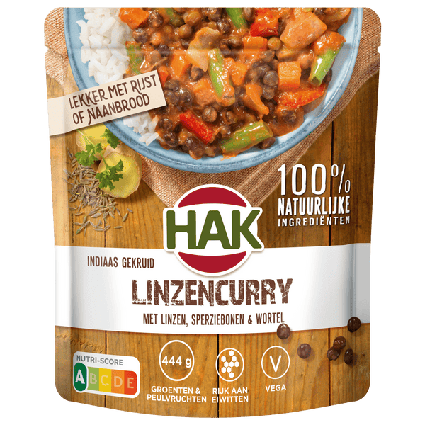 Hak Linsencurry-Gericht