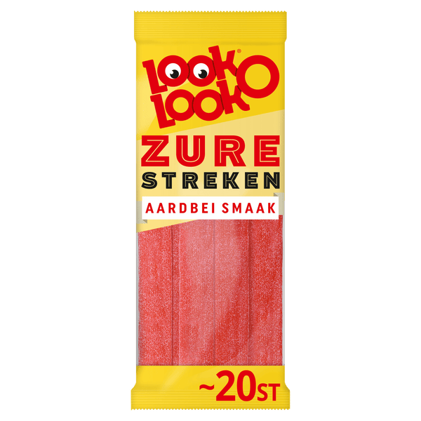 Look o Look Look-O-Look Sour Strips Strawberry