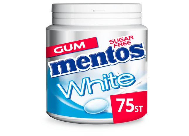 Mentos Gum white sweet mint