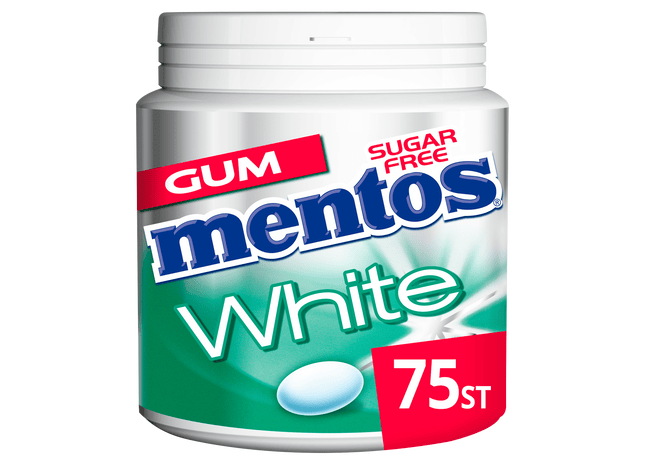 Mentos Gum white green mint