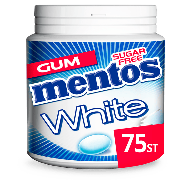 Mentos Gum White Cool Mint