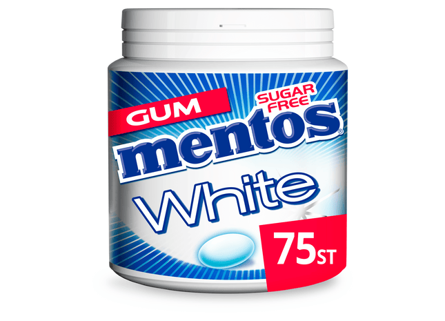 Mentos Gum white cool mint