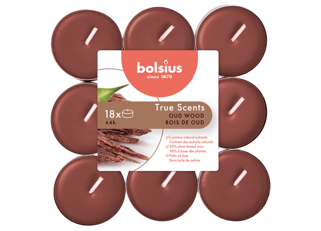 Bolsius Geurtheelicht true scents old wood