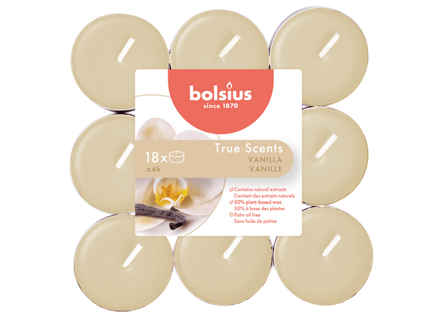 Bolsius Geurtheelicht true scents vanille