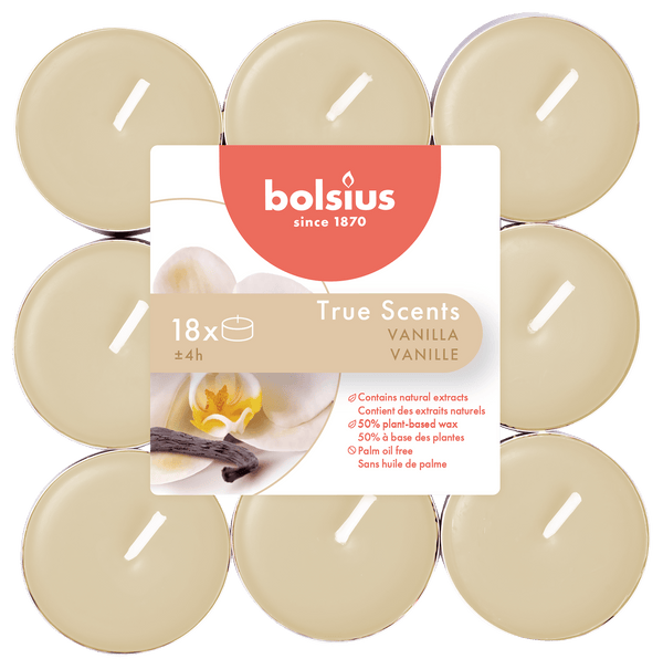 Bolsius Duftteelicht wahre Düfte Vanille