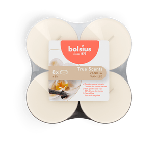 Bolsius Maxilicht true scents vanille