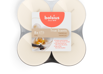 Bolsius Maxilicht true scents vanille