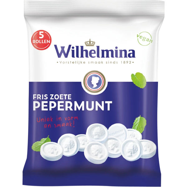 Wilhelmina Fris zoete pepermunt vegan