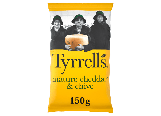 Tyrrells reifer Cheddar und Schnittlauch