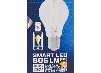 led smart peer clear E27 7W 806lm