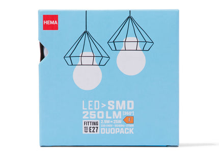 led bullet smd E27 2.9W 250lm - 2 pcs